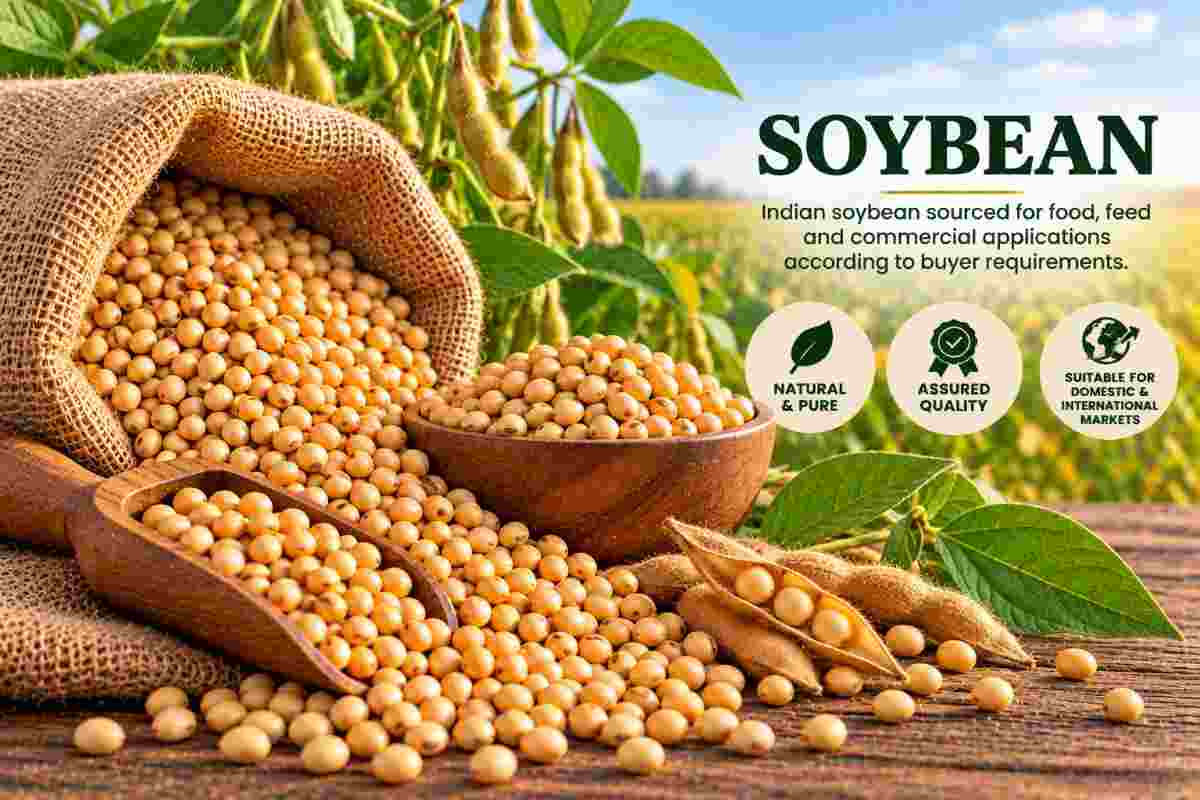 Indian soybean grains